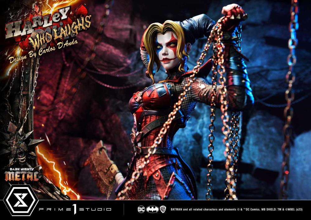 Dark Nights: Metal Museum Masterline Harley Who Laughs 1/3 Scale Statue Gallery Image 9