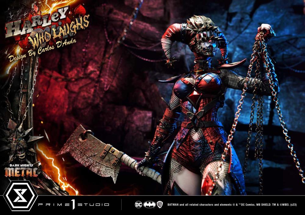 Dark Nights: Metal Museum Masterline Harley Who Laughs 1/3 Scale Statue Gallery Image 11