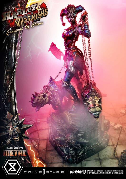 Dark Nights: Metal Museum Masterline Harley Who Laughs 1/3 Scale Statue Gallery Image 24