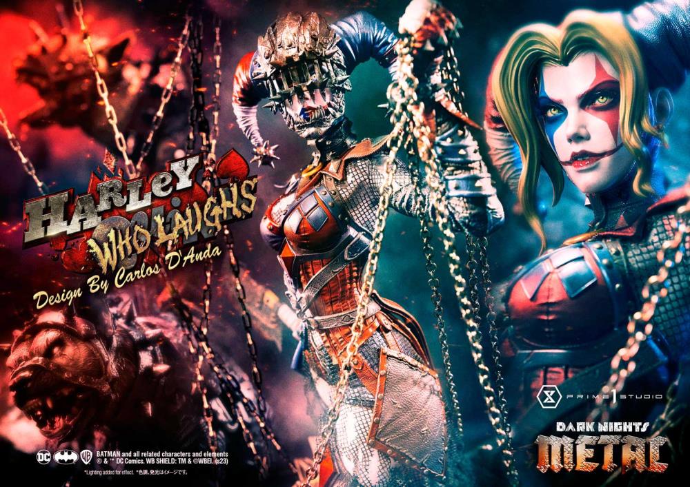 Dark Nights: Metal Museum Masterline Harley Who Laughs 1/3 Scale Statue Gallery Image 66