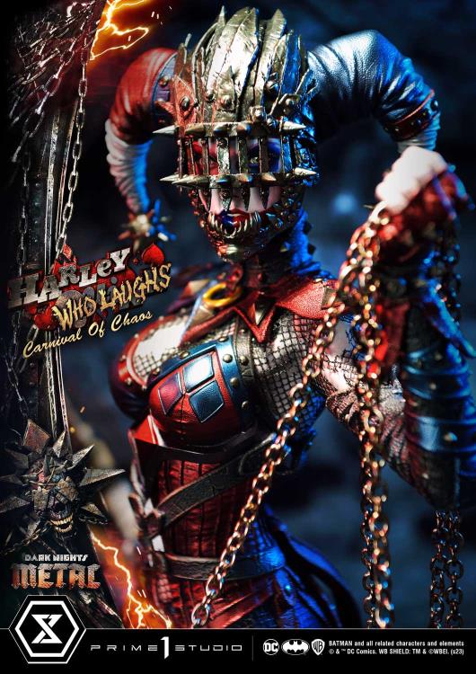 Dark Nights: Metal Museum Masterline Harley Who Laughs 1/3 Scale Statue Gallery Image 14