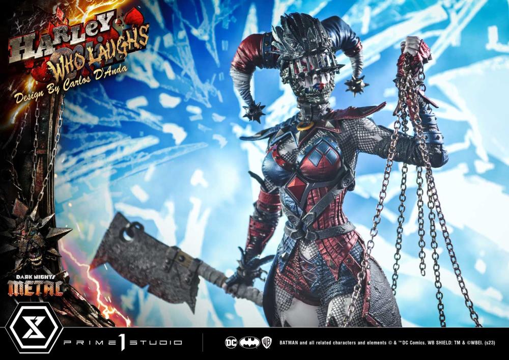 Dark Nights: Metal Museum Masterline Harley Who Laughs 1/3 Scale Statue Gallery Image 35