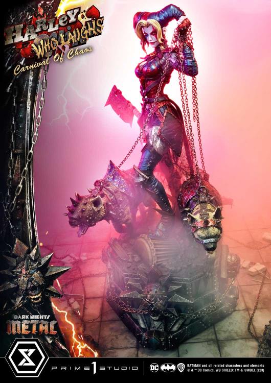 Dark Nights: Metal Museum Masterline Harley Who Laughs 1/3 Scale Statue Gallery Image 21