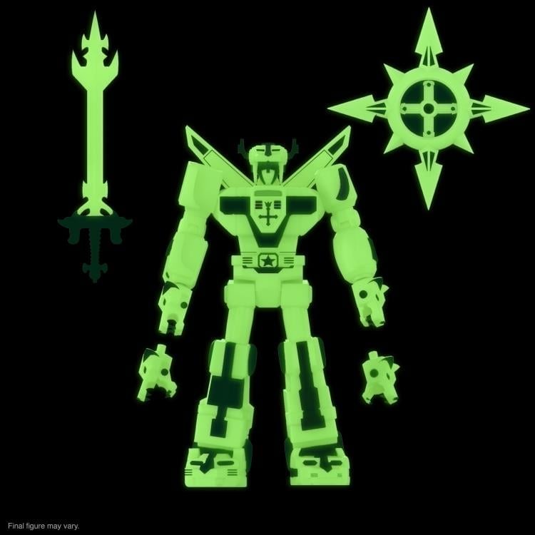 Voltron: Defender of the Universe ULTIMATES! Voltron (Lightning Glow) Action Figure Gallery Image 7