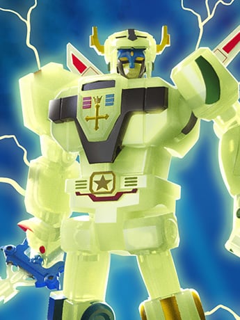 Voltron: Defender of the Universe ULTIMATES! Voltron (Lightning Glow) Action Figure Gallery Image 2