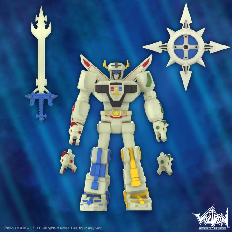 Voltron: Defender of the Universe ULTIMATES! Voltron (Lightning Glow) Action Figure Gallery Image 6