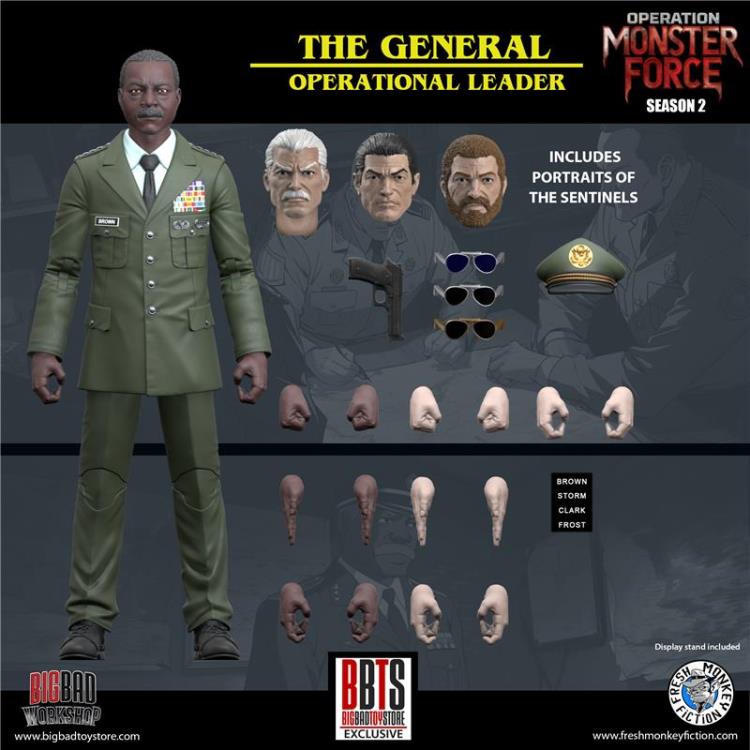 Operation: Monster Force Season Zero The General 1/12 Scale Action Figure Gallery Image 12
