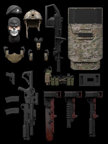 Operation: Monster Force Season Zero Phantom Corps Defense Load Out 1/12 Scale Accessories Gallery Image 2