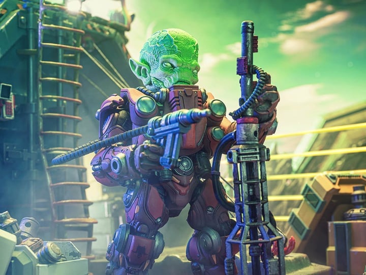 Cosmic Legions: OxKrewe: Book One, Thraxxon Thraxxon - Deluxe Orvar Action Figure Gallery Image 1