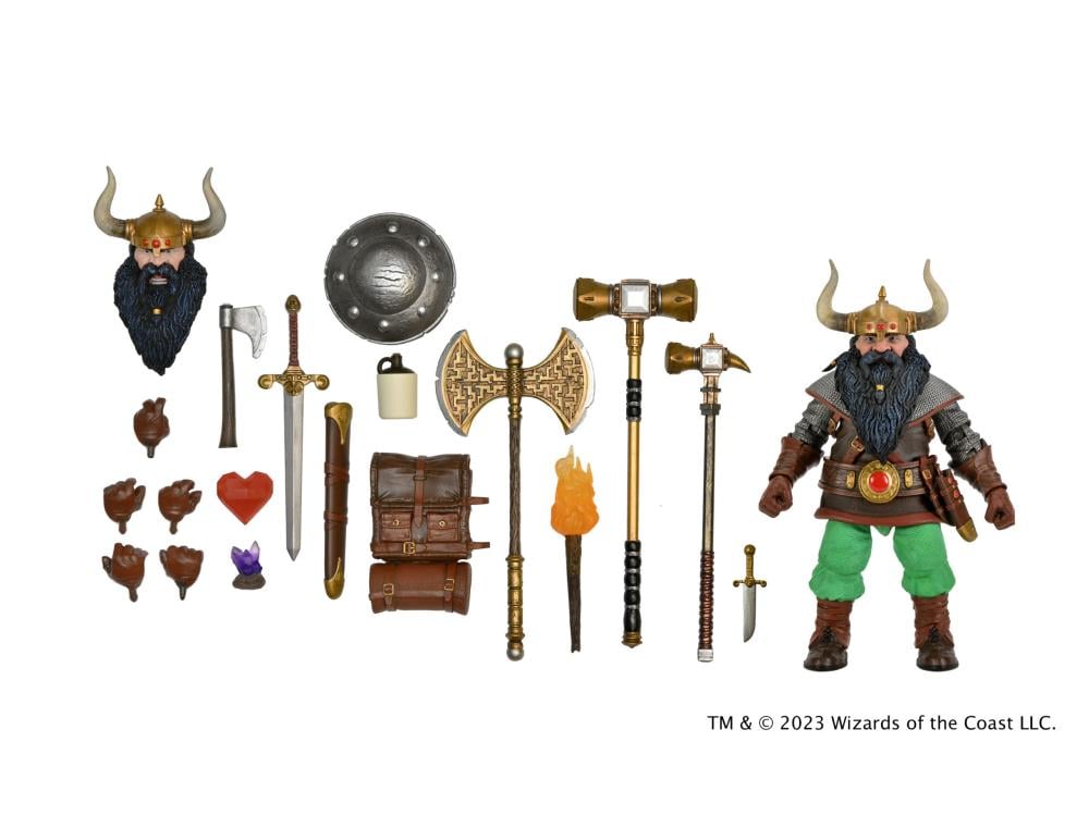 Dungeons & Dragons Ultimate Elkhorn the Good Dwarf Fighter Action Figure Gallery Image 15