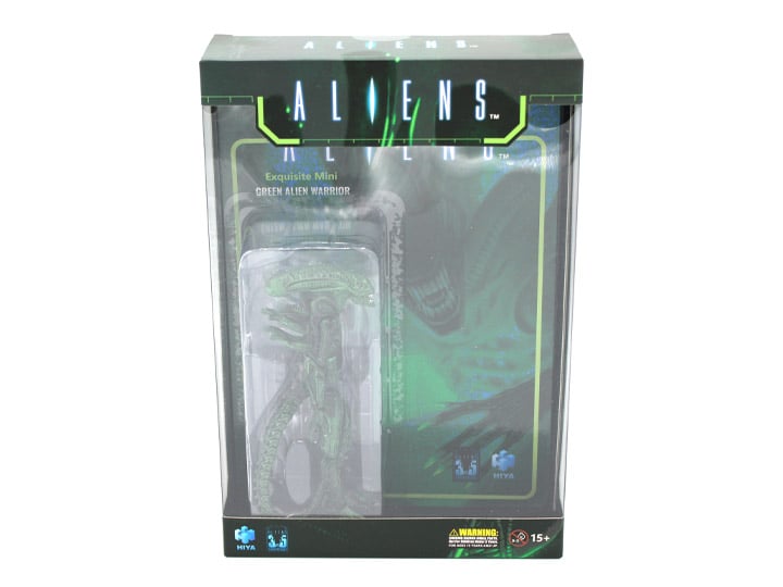 Aliens Alien Warrior (Green) 1:18 Scale Exclusive Figure Gallery Image 1