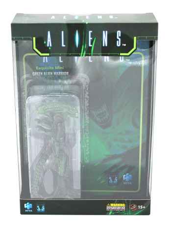 Aliens Alien Warrior (Green) 1:18 Scale Exclusive Figure Gallery Image 2