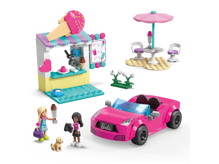 Barbie Mega Construx Convertible and Ice Cream Stand Playset