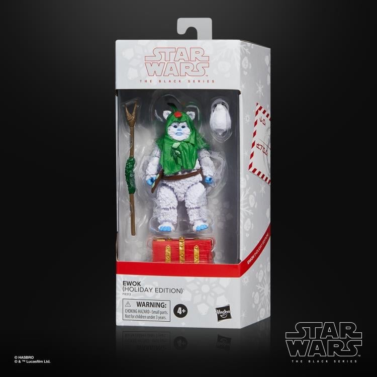 Star Wars: The Black Series 6" Ewok (Holiday Edition) Figure Gallery Image 8