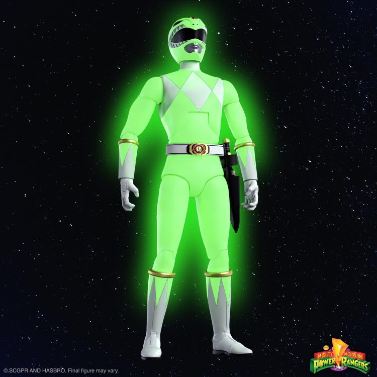 Mighty Morphin Power Rangers ULTIMATES! Green Ranger (Glow) Action Figure Gallery Image 3