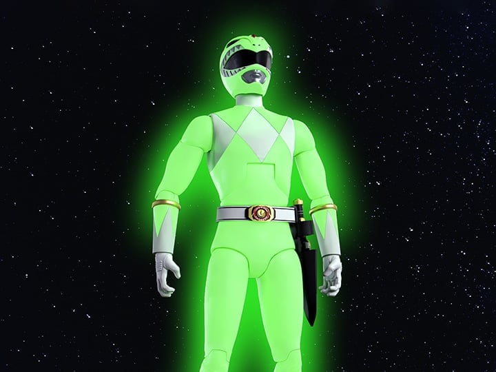 Mighty Morphin Power Rangers ULTIMATES! Green Ranger (Glow) Action Figure Gallery Image 1