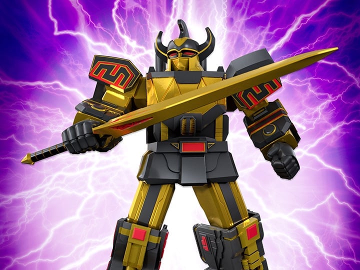 Mighty Morphin Power Rangers ULTIMATES! Megazord (Black & Gold) Action Figure Gallery Image 1