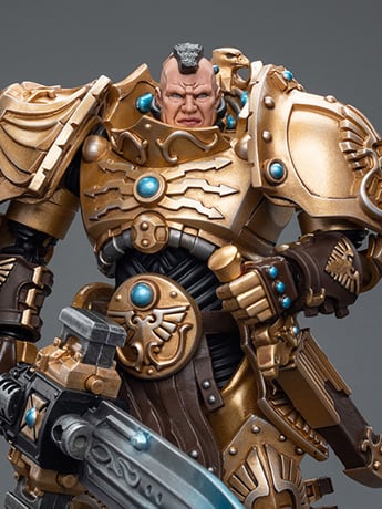 Warhammer 40K Adeptus Custodes Custodian Guard with Sentinel Blade 1/18 Scale Action Figure Gallery Image 2