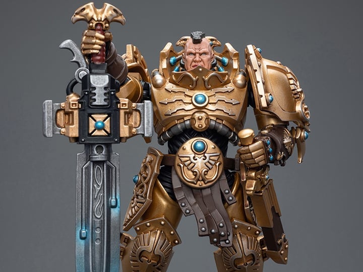 Warhammer 40K Adeptus Custodes Custodian Guard with Sentinel Blade 1/18 Scale Action Figure Gallery Image 1