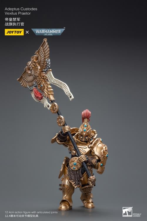Warhammer 40K Adeptus Custodes Vexilus Praetor 1/18 Scale Action Figure Gallery Image 9