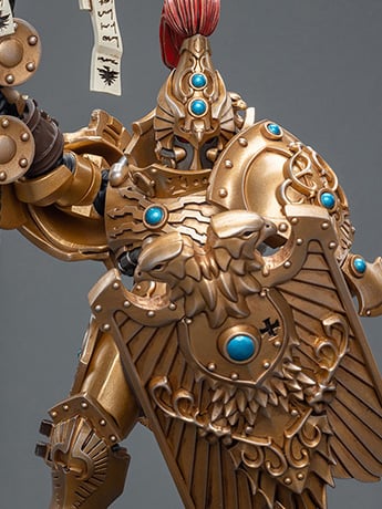 Warhammer 40K Adeptus Custodes Vexilus Praetor 1/18 Scale Action Figure Gallery Image 2