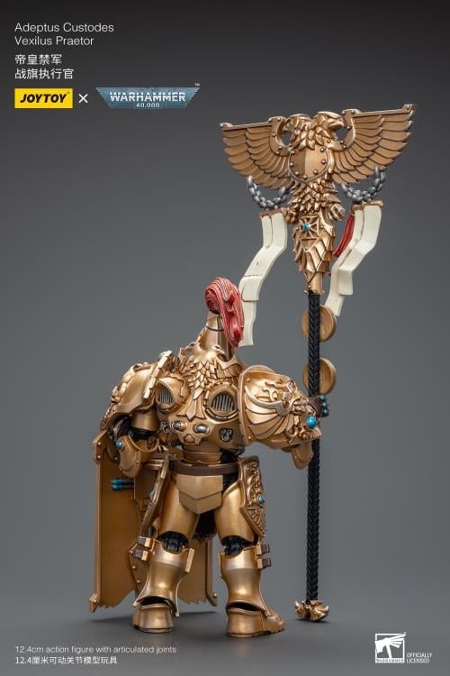 Warhammer 40K Adeptus Custodes Vexilus Praetor 1/18 Scale Action Figure Gallery Image 8