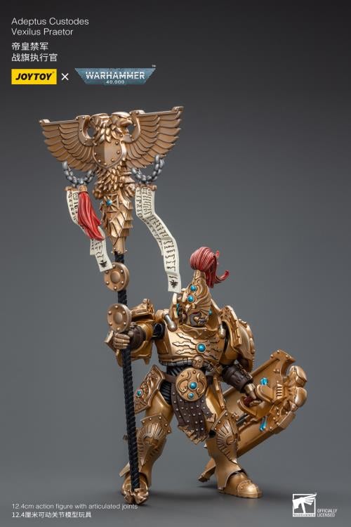 Warhammer 40K Adeptus Custodes Vexilus Praetor 1/18 Scale Action Figure Gallery Image 6