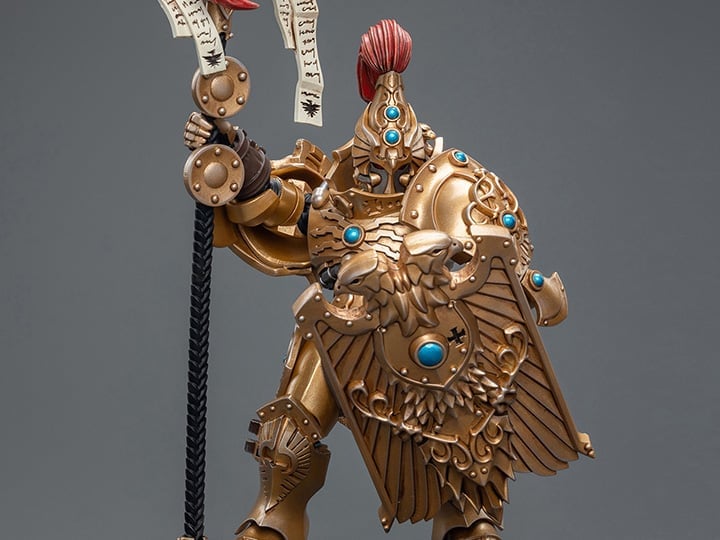 Warhammer 40K Adeptus Custodes Vexilus Praetor 1/18 Scale Action Figure Gallery Image 1