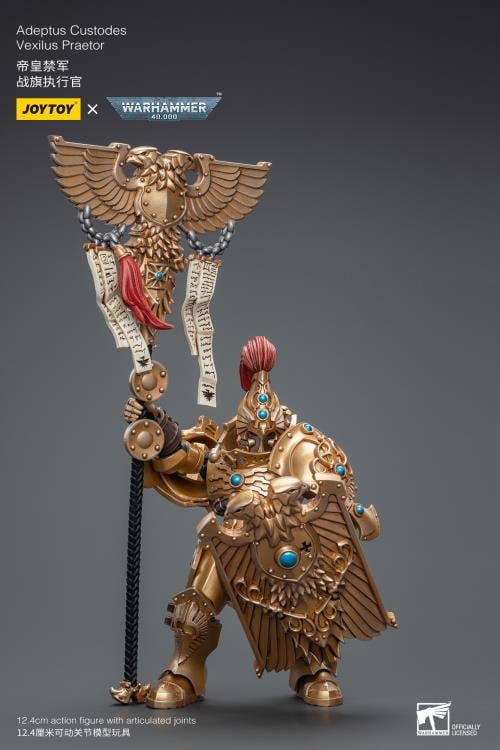 Warhammer 40K Adeptus Custodes Vexilus Praetor 1/18 Scale Action Figure Gallery Image 5