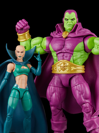 Guardians of the Galaxy Marvel Legends Drax the Destroyer and Marvel's Moondragon Two-Pack Action Figure Exclusive Gallery Image 2