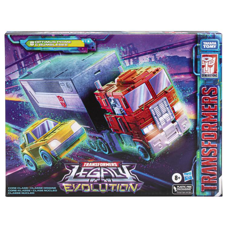 Transformers: Legacy Evolution Core Optimus Prime & Bumblebee Exclusive Two-Pack Gallery Image 17