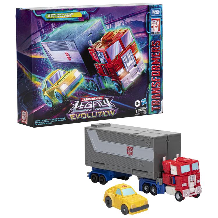Transformers: Legacy Evolution Core Optimus Prime & Bumblebee Exclusive Two-Pack Gallery Image 19