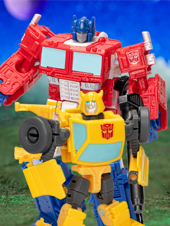 Transformers: Legacy Evolution Core Optimus Prime & Bumblebee Exclusive Two-Pack Gallery Image 2