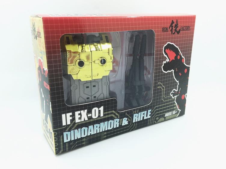 IF-EX01 Dinoarmor & Rifle Upgrade Kit Chrome Edition Gallery Image 4