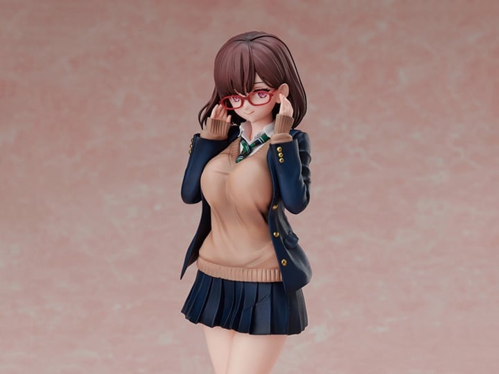 Daiki Kase Illustration JK-san with Glasses Figure