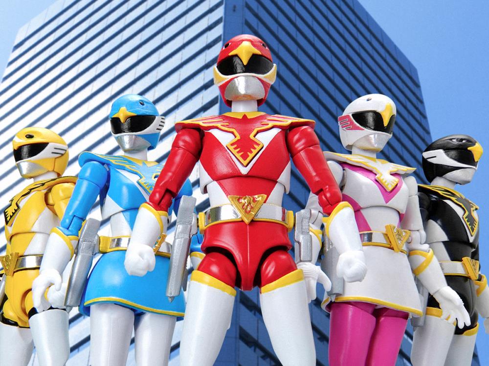 Choujin Sentai Jetman Shodo Super Boxed Set of 5 Figures Gallery Image 4