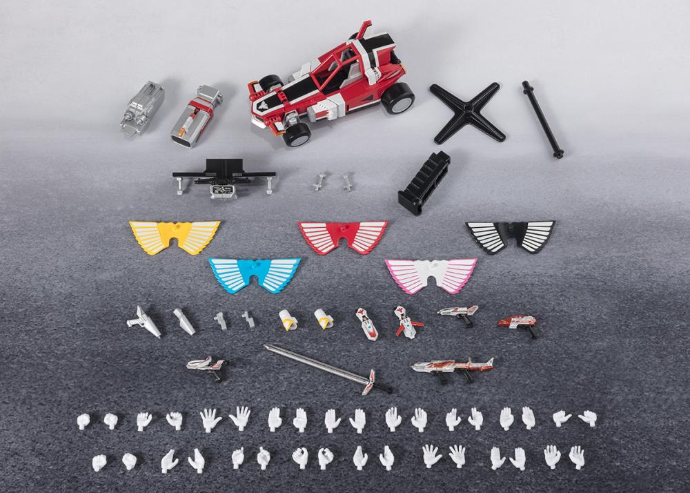 Choujin Sentai Jetman Shodo Super Boxed Set of 5 Figures Gallery Image 19