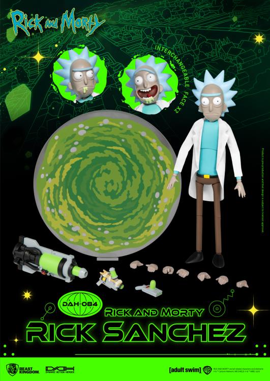 Rick and Morty Dynamic 8ction Heroes DAH-084 Rick Sanchez