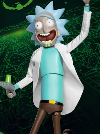 Rick and Morty Dynamic 8ction Heroes DAH-084 Rick Sanchez Gallery Image 2