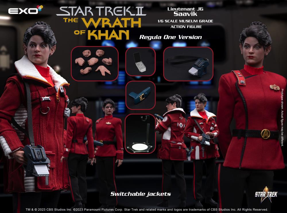Star Trek: The Wrath of Khan Lieutenant Saavik (Regula One Ver.) 1/6 Scale Figure Gallery Image 15