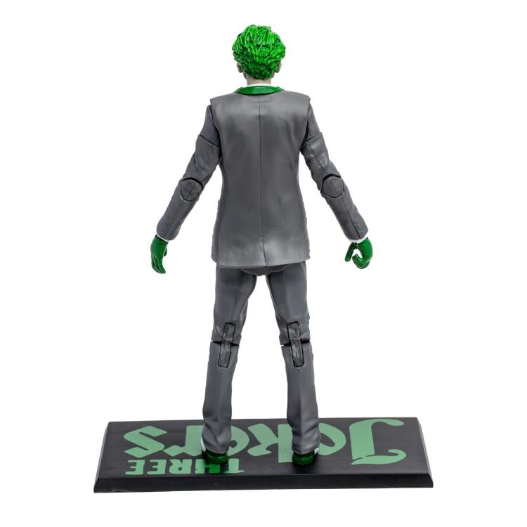 Batman: Three Jokers DC Multiverse The Joker (The Criminal) BBTS Exclusive Limited Black & White Accent Edition Action Figure Gallery Image 9