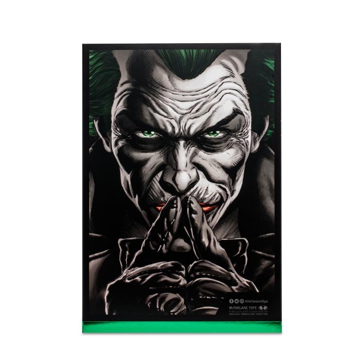 Batman: Three Jokers DC Multiverse The Joker (The Criminal) BBTS Exclusive Limited Black & White Accent Edition Action Figure Gallery Image 19