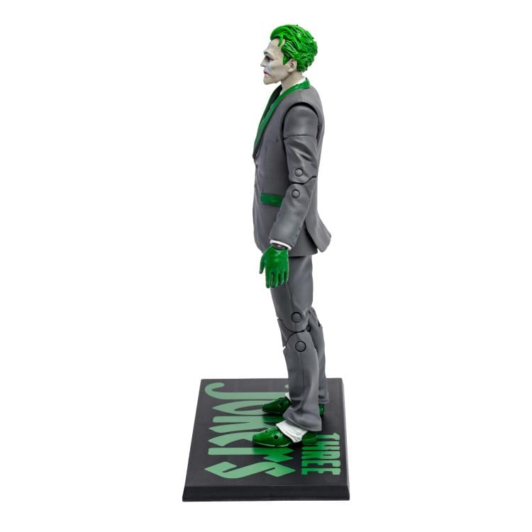 Batman: Three Jokers DC Multiverse The Joker (The Criminal) BBTS Exclusive Limited Black & White Accent Edition Action Figure Gallery Image 10