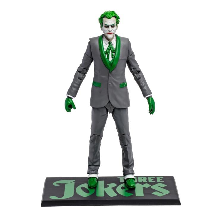 Batman: Three Jokers DC Multiverse The Joker (The Criminal) BBTS Exclusive Limited Black & White Accent Edition Action Figure Gallery Image 7