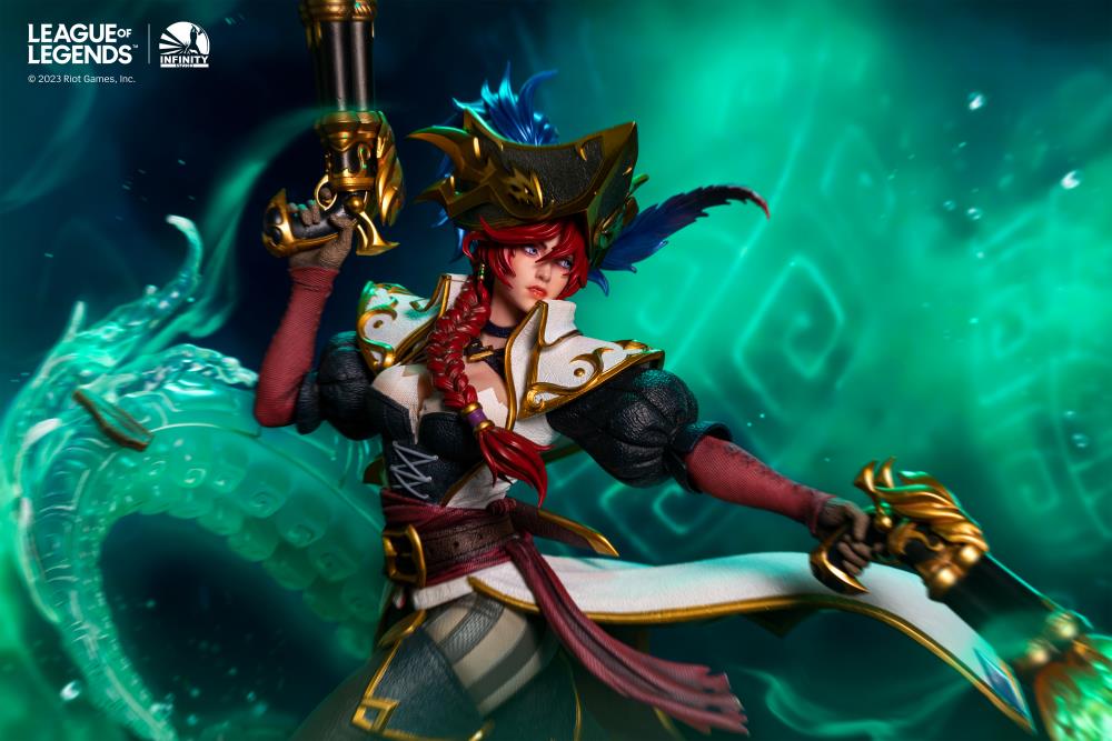 League of Legends The Bounty Hunter Miss Fortune 1/4 Scale Limited Edition Statue Gallery Image 16