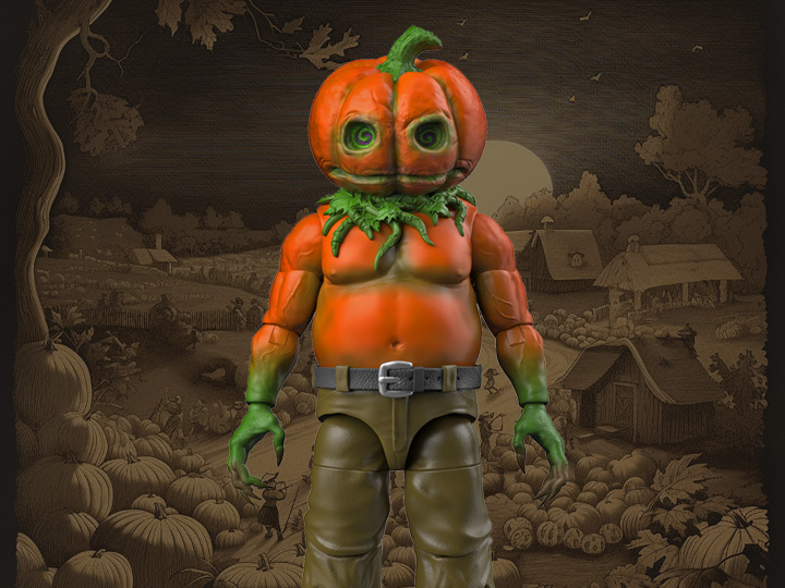 The Bizarre World of Naughty or Nice Halloween Collection Patch Pumpkin BBTS Exclusive Figure Gallery Image 1