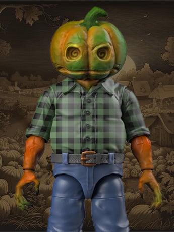 The Bizarre World of Naughty or Nice Halloween Collection Petor Pumpkin BBTS Exclusive Figure Gallery Image 2