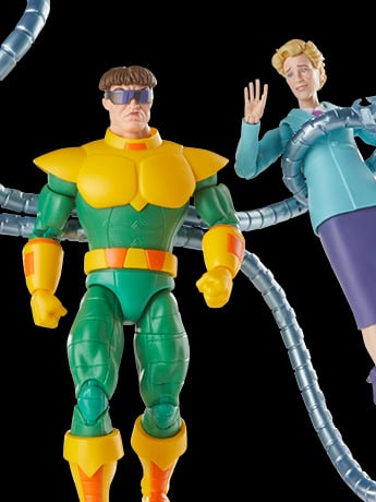 Spider-Man Marvel Legends Doctor Octopus & Aunt May Exclusive Action Figure Two-Pack Gallery Image 2