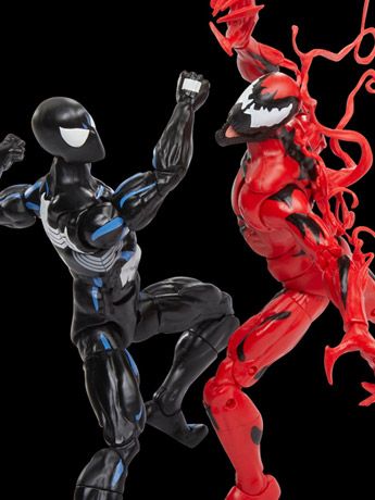 Spider-Man Marvel Legends Spider-Man (Black Suit) & Carnage