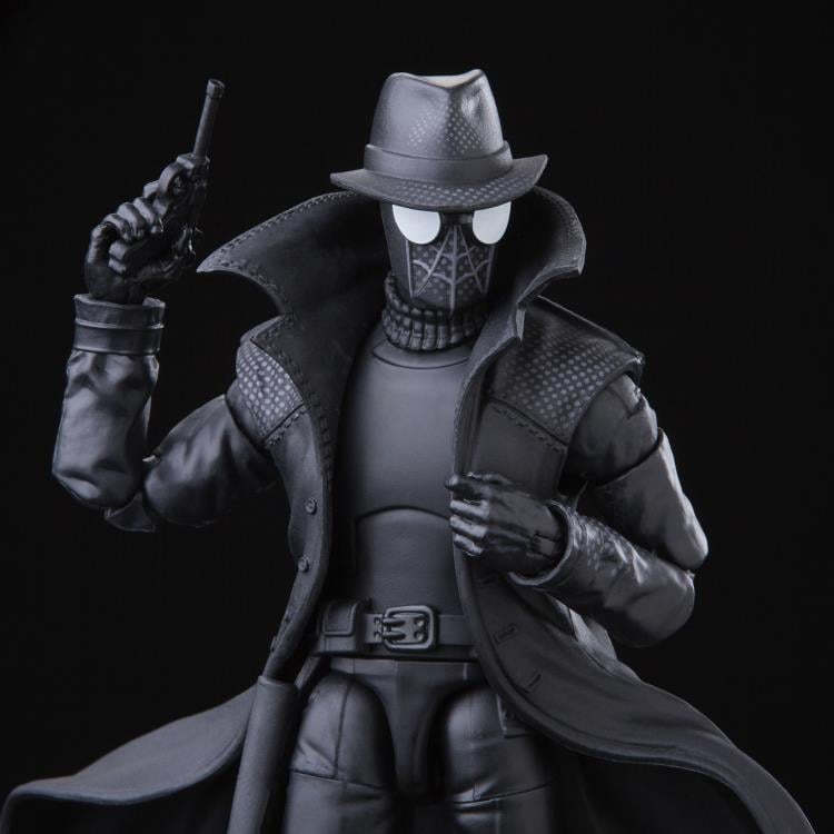 Spider-Man: Into the Spider-Verse Marvel Legends Spider-Man Noir and Spider-Ham Exclusive Action Figure Two-Pack Gallery Image 7